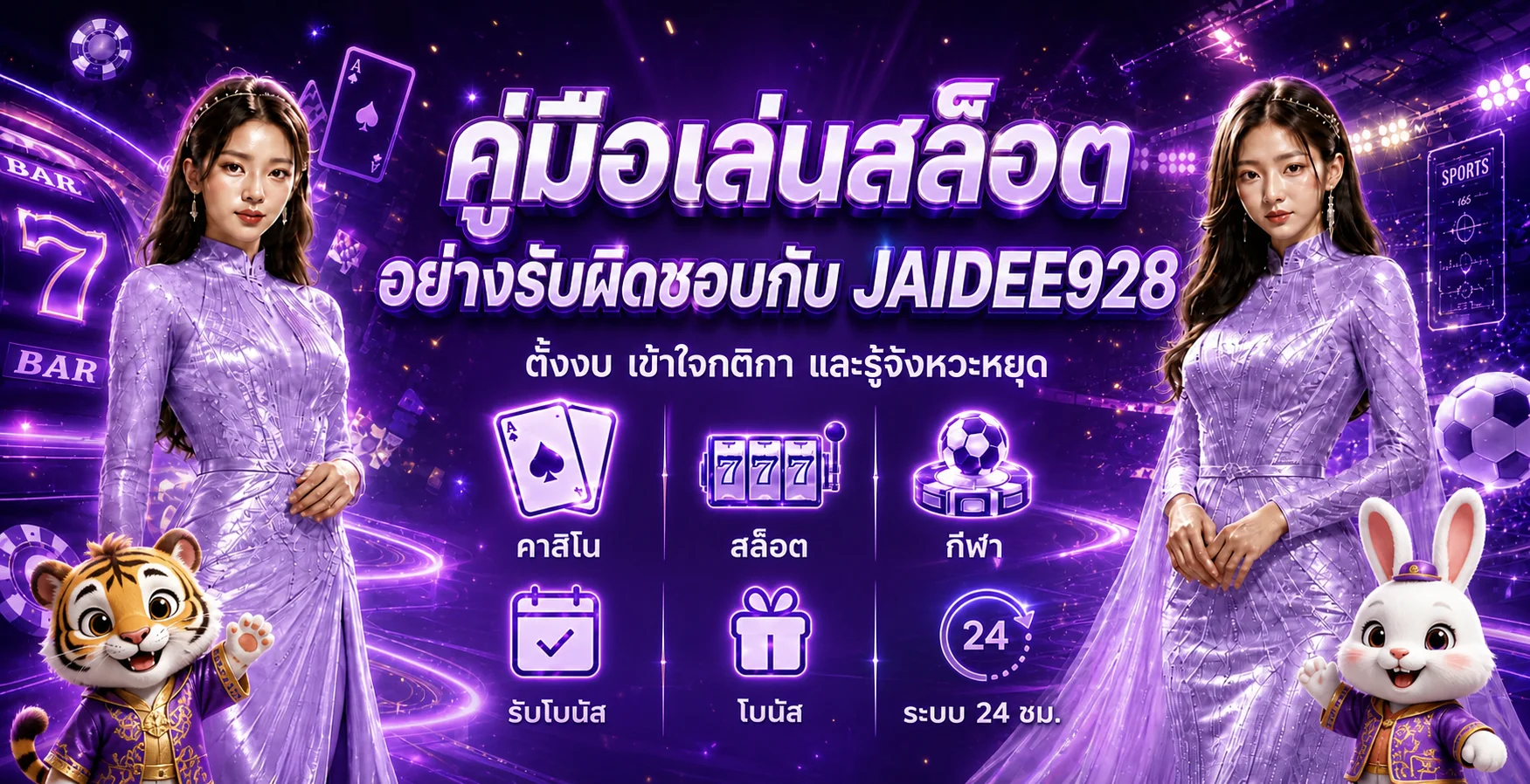 JAIDEE928 คู่เล่นสล็อตอย่างรับผิดชอบสำหรับมือใหม่